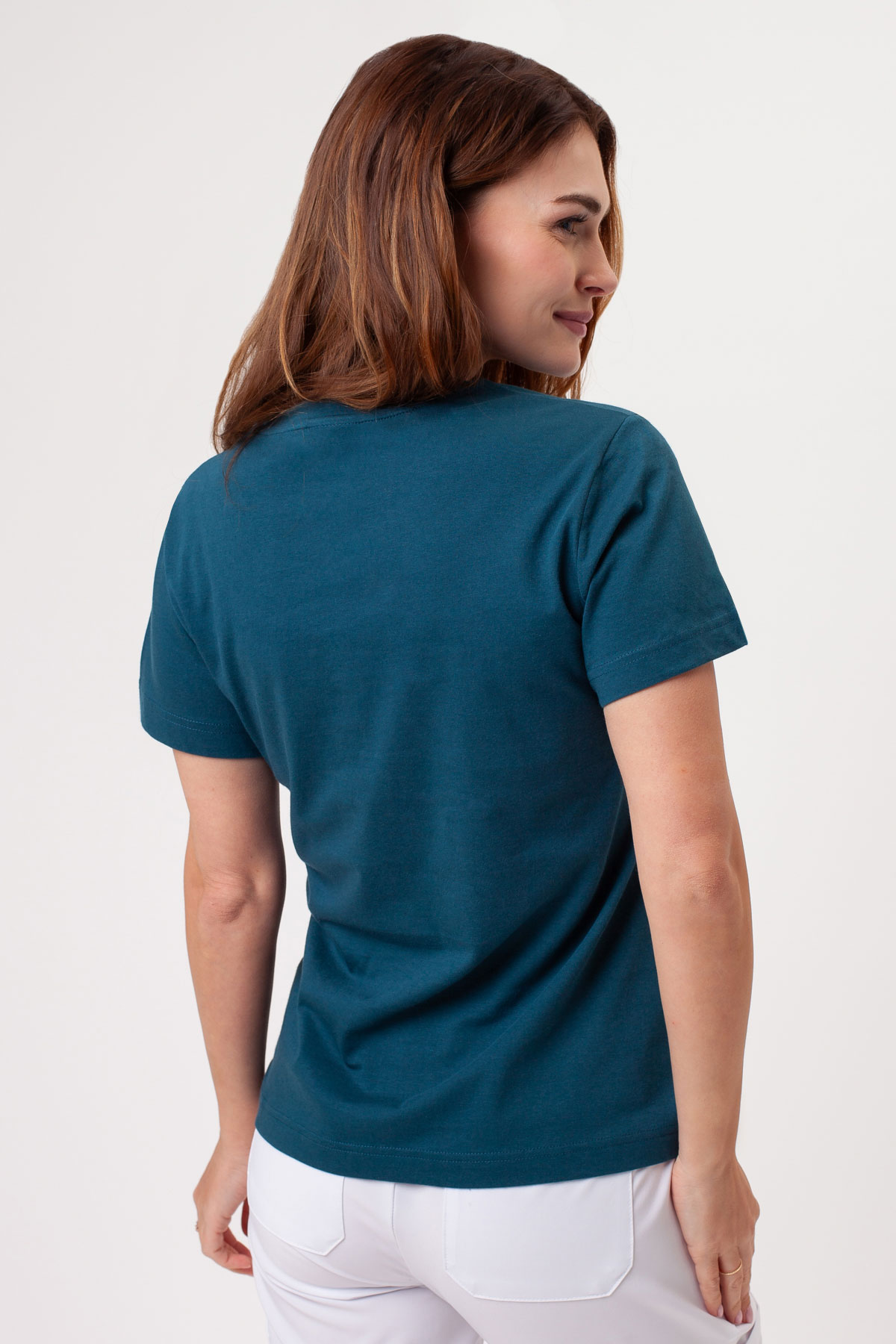Women’s Malfini Basic T-shirt caribbean blue-2