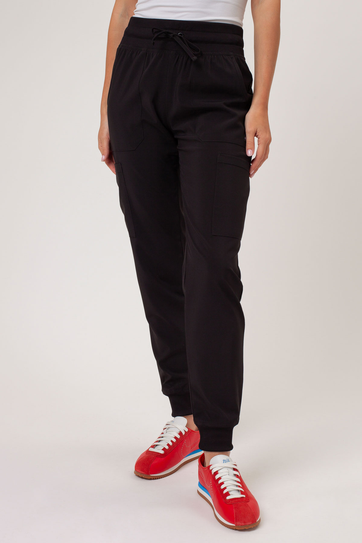 Women's Dickies EDS Essentials Jogger scrubs set black-7