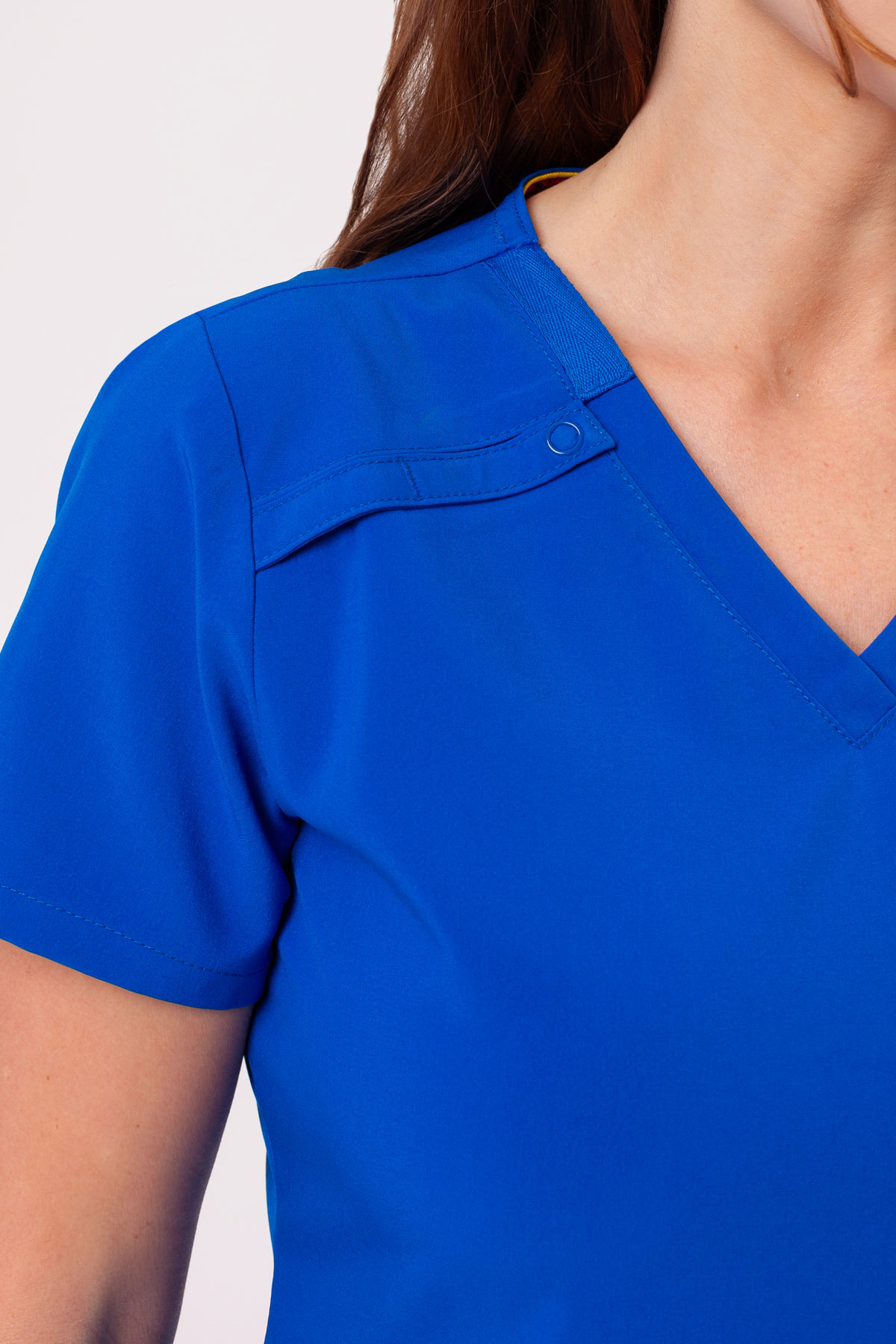 Women’s Dickies EDS Essentials V-neck scrub top royal blue-2