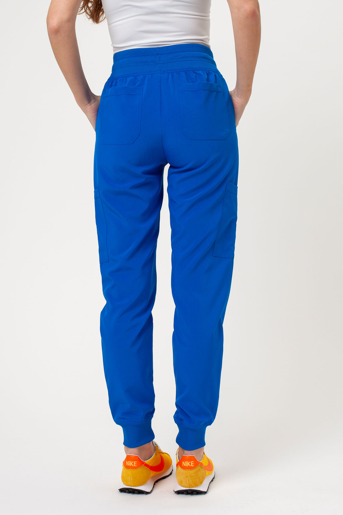 Women’s Dickies EDS Essentials Mid Rise jogger scrub trousers royal blue-2