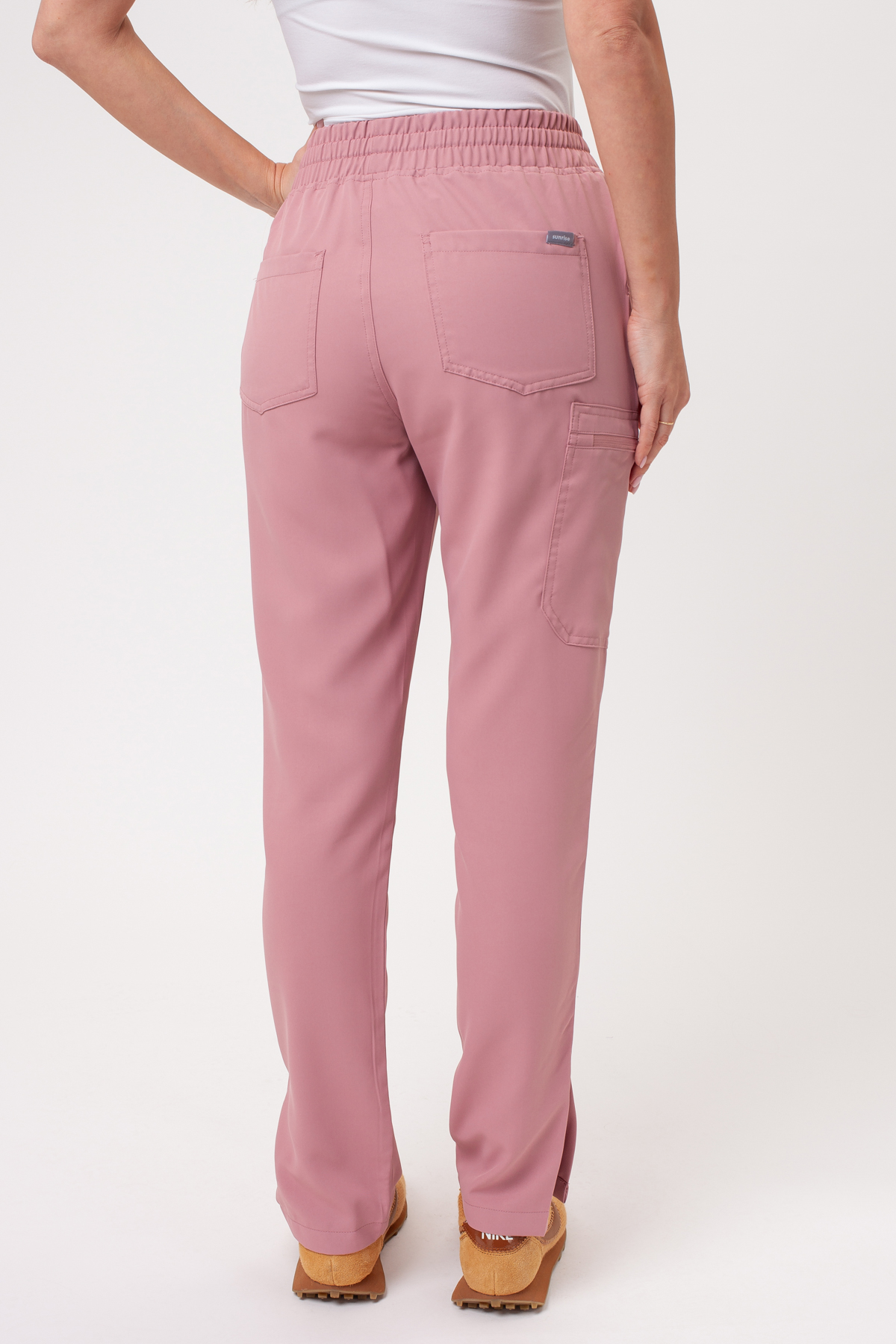 Women's Sunrise Lite Split scrub trousers blush pink-2