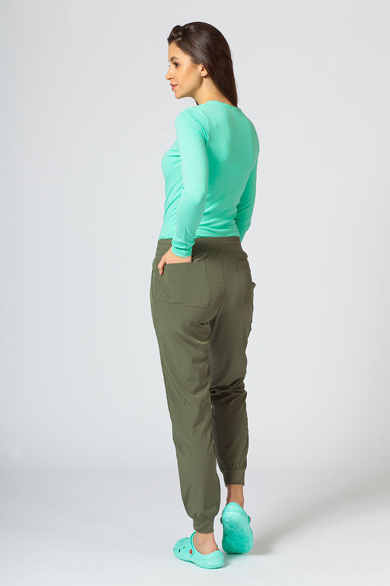 Women's Maevn Matrix Impulse jogger scrub trousers olive-2