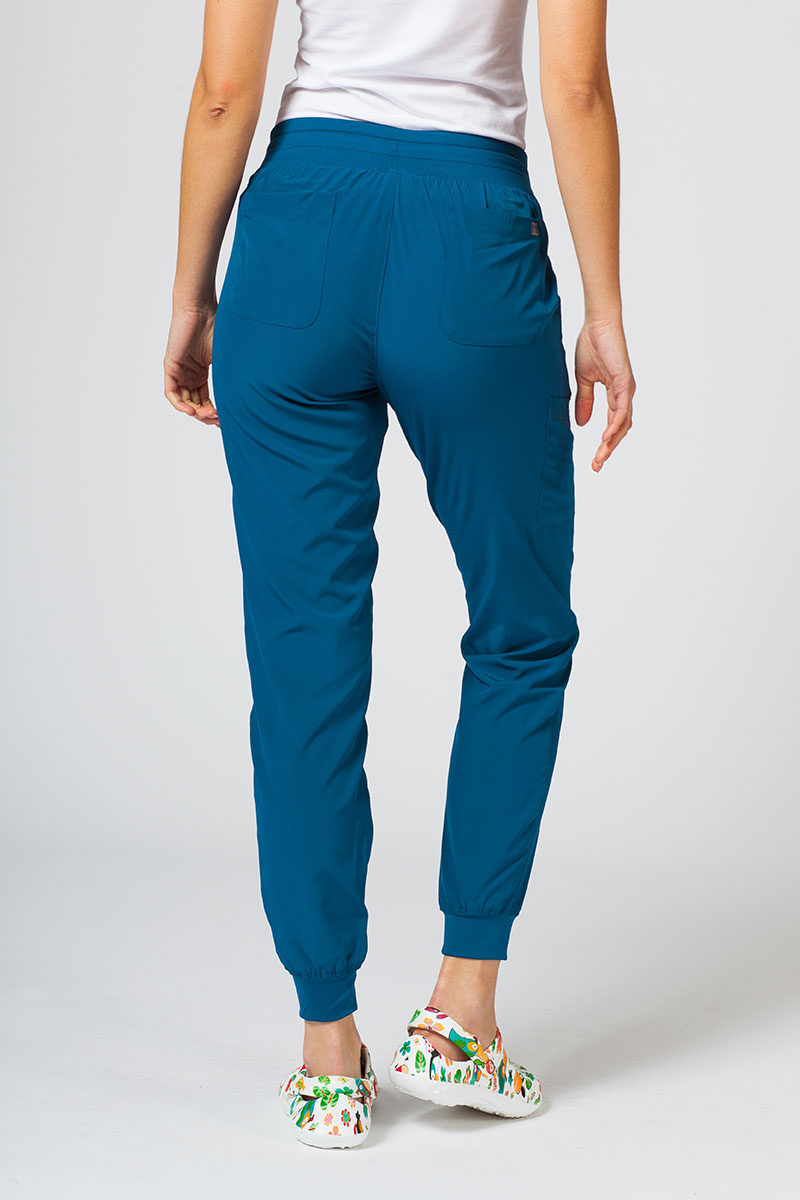 Women's Maevn Matrix Impulse jogger scrub trousers caribbean blue-1