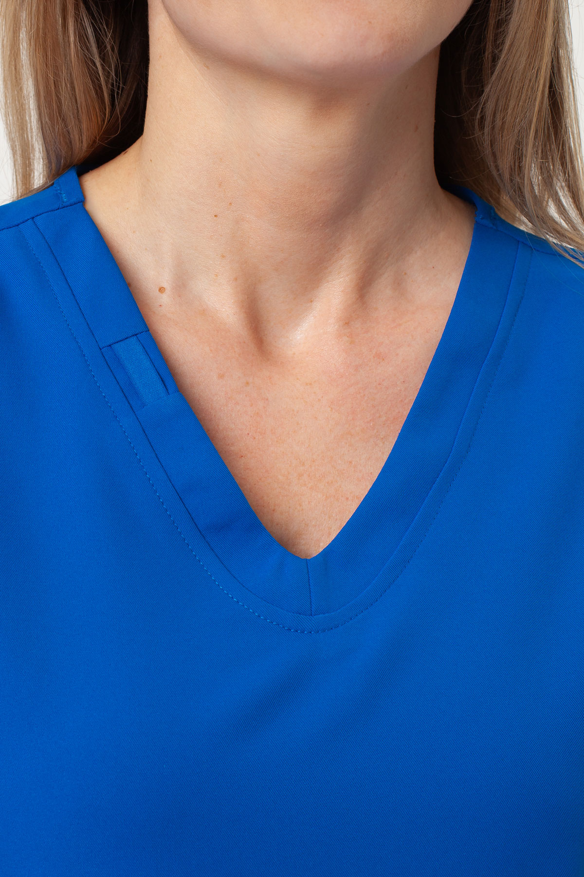 Women's Cherokee Ultra V-neck scrubs set royal blue-5