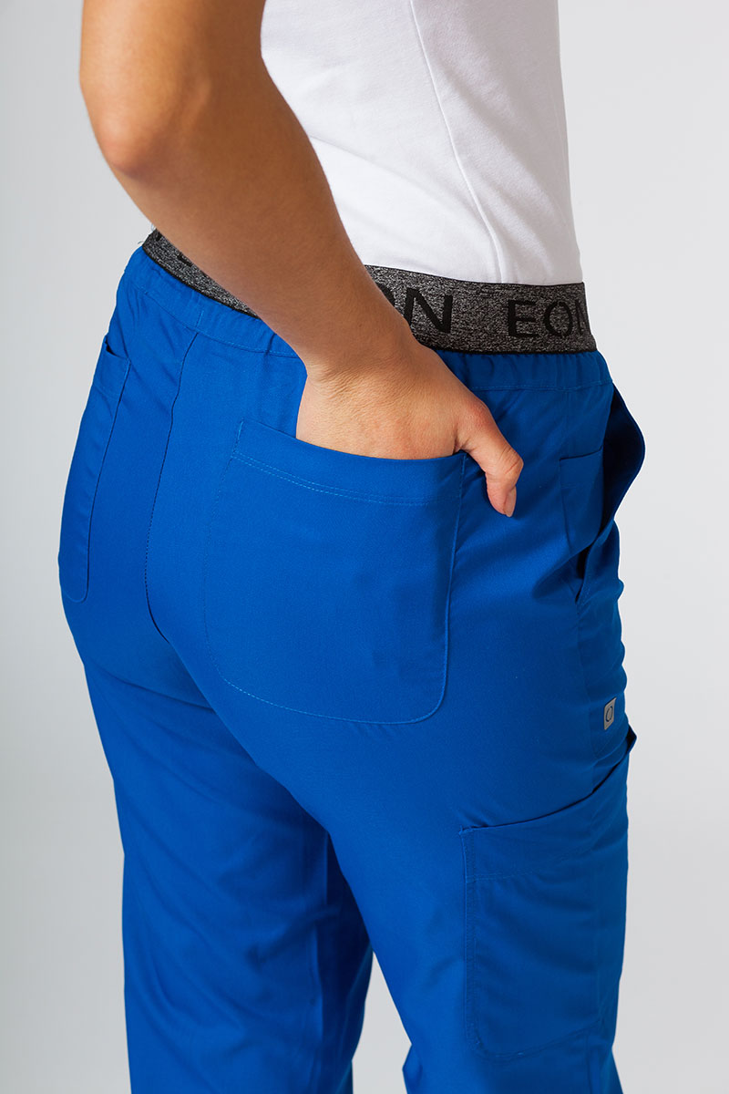 Women's Maevn EON Sporty & Comfy jogger scrub trousers royal blue-5