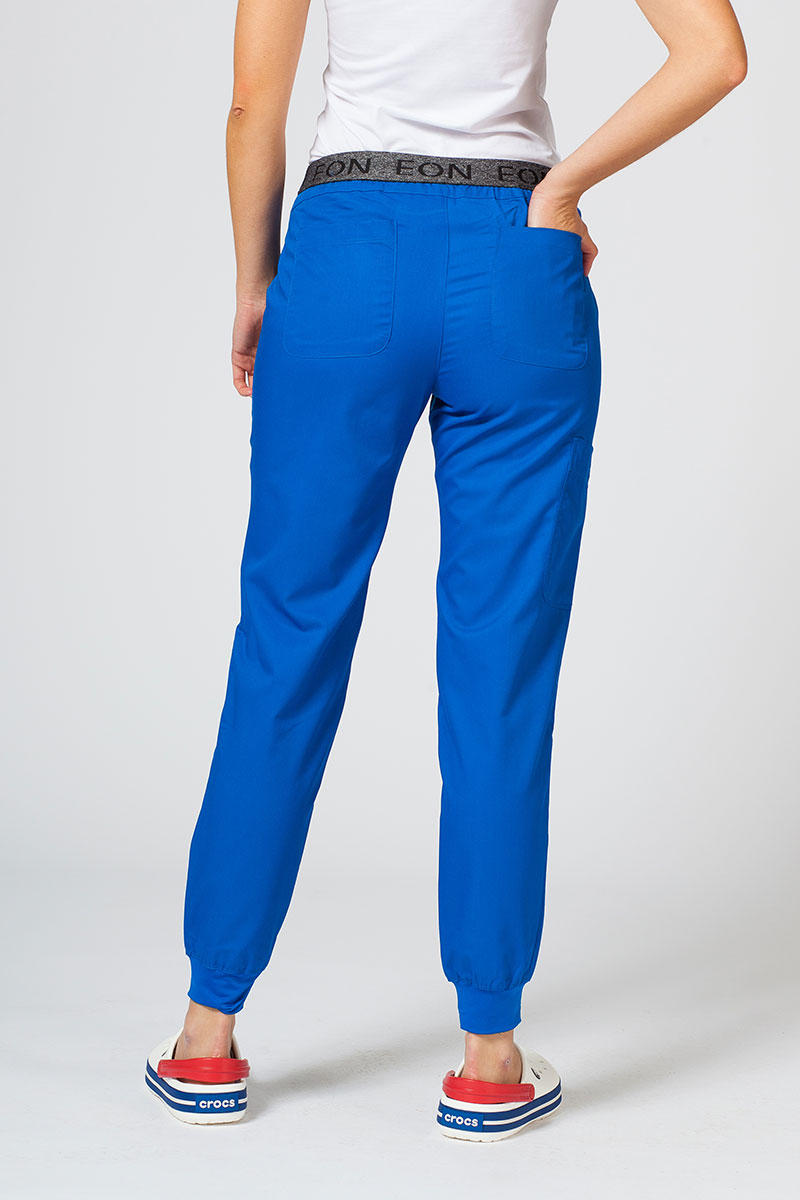 Women's Maevn EON Sporty & Comfy jogger scrub trousers royal blue-3