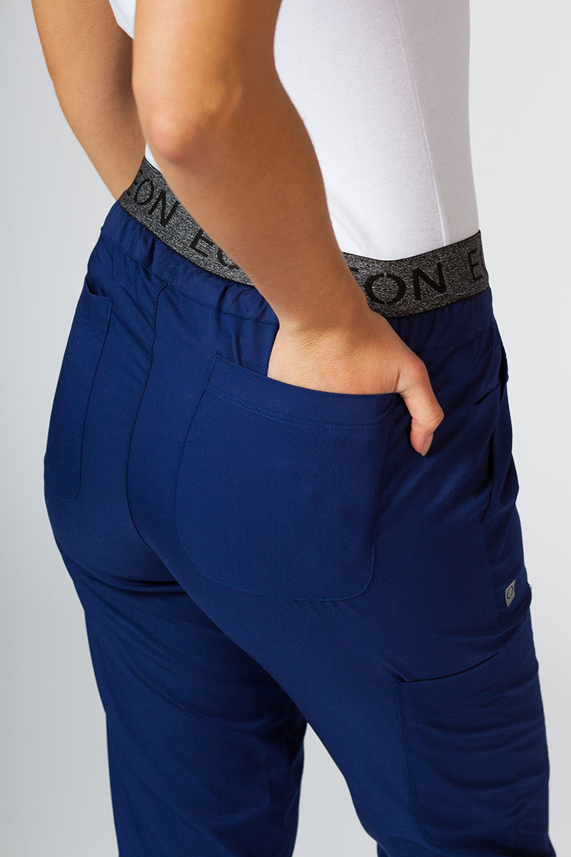 Women's Maevn EON Sporty & Comfy jogger scrub trousers navy-5