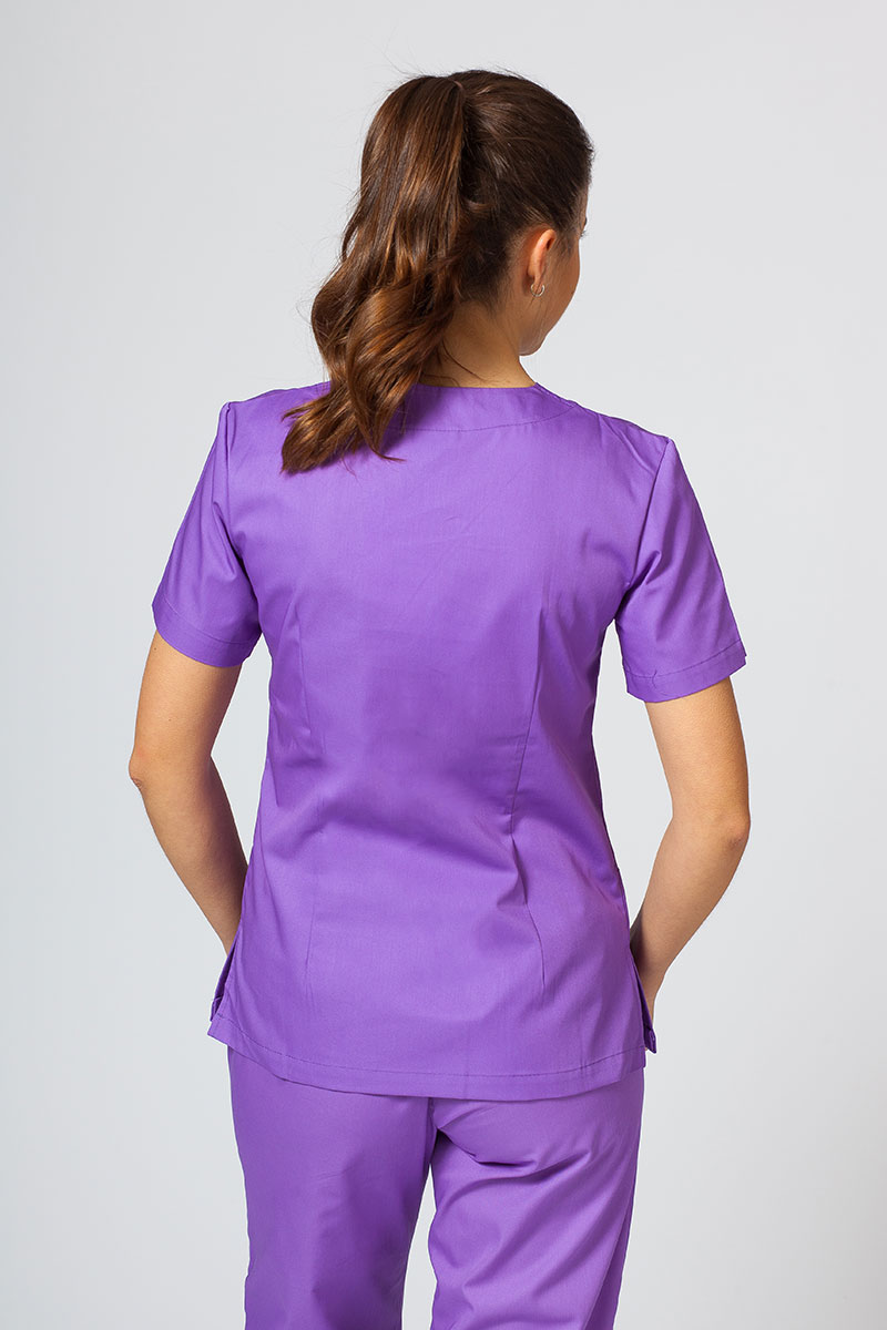 Women's Sunrise Uniforms Basic Light scrub top violet-1