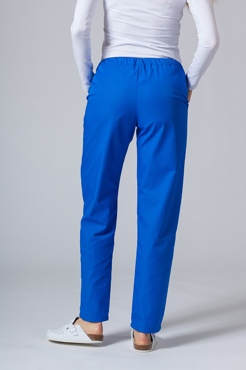 Women’s Sunrise Uniforms Basic Classic scrubs set (Light top, Regular trousers) royal blue-7