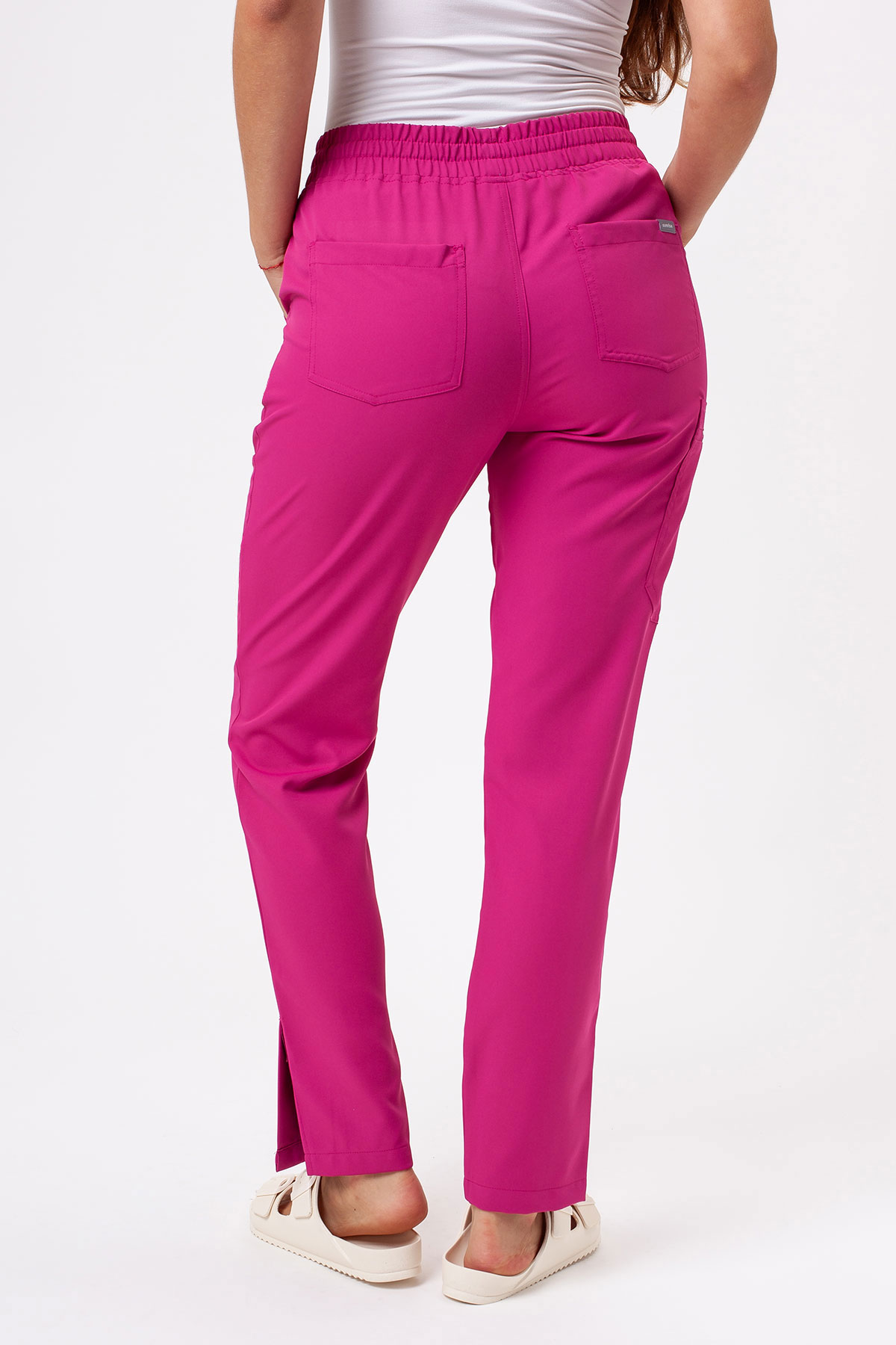 Women's Sunrise Lite Split scrub trousers raspberry-2