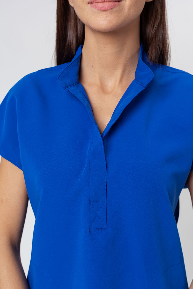 Women's Uniforms World 518GTK™ Avant scrub top royal blue-3
