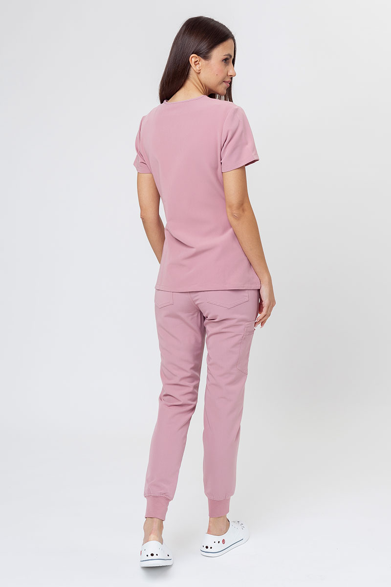 Women's Uniforms World 518GTK™ Phillip scrub top blush pink-5