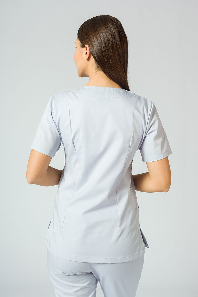 Women's Sunrise Uniforms Basic Jogger scrubs set (Light top, Easy trousers) quiet grey-3