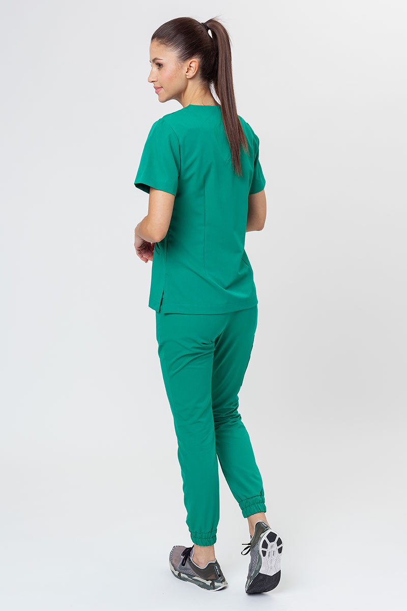 Women’s Sunrise Uniforms Premium Joy scrubs top green-5