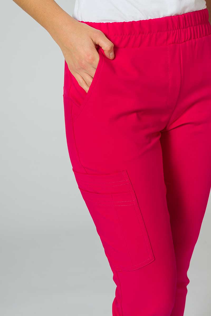 Women's Sunrise Uniforms Premium Chill jogger scrub trousers raspberry-5