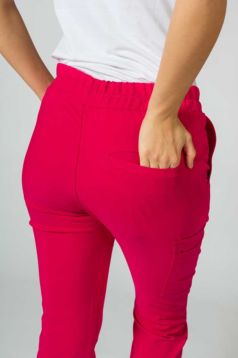 Women's Sunrise Uniforms Premium Chill jogger scrub trousers raspberry-7