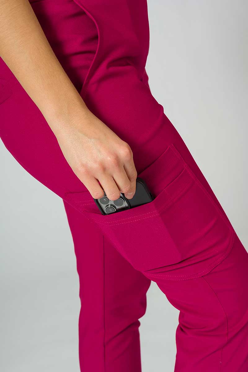 Women's Sunrise Uniforms Premium Chill jogger scrub trousers plum-6
