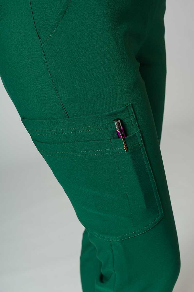 Women's Sunrise Uniforms Premium Chill jogger scrub trousers bottle green-6