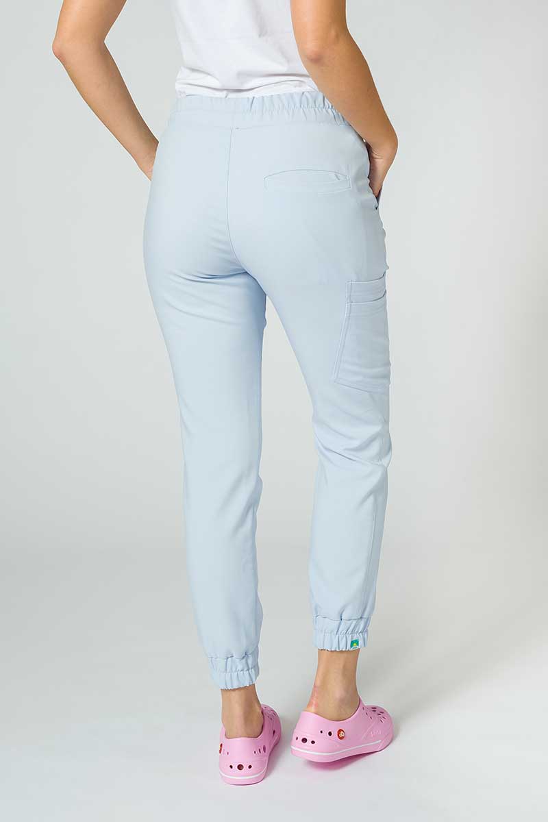 Women's Sunrise Uniforms Premium Chill jogger scrub trousers ceil blue-1