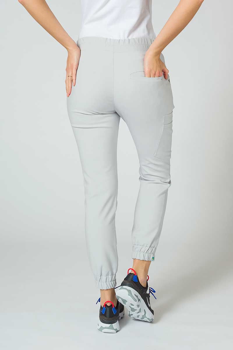 Women's Sunrise Uniforms Premium Chill jogger scrub trousers quiet gray-1