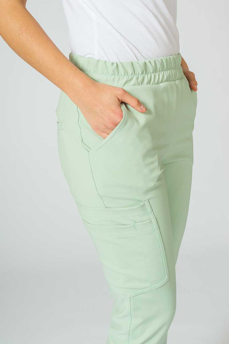 Women's Sunrise Uniforms Premium Chill jogger scrub trousers pistachio-3
