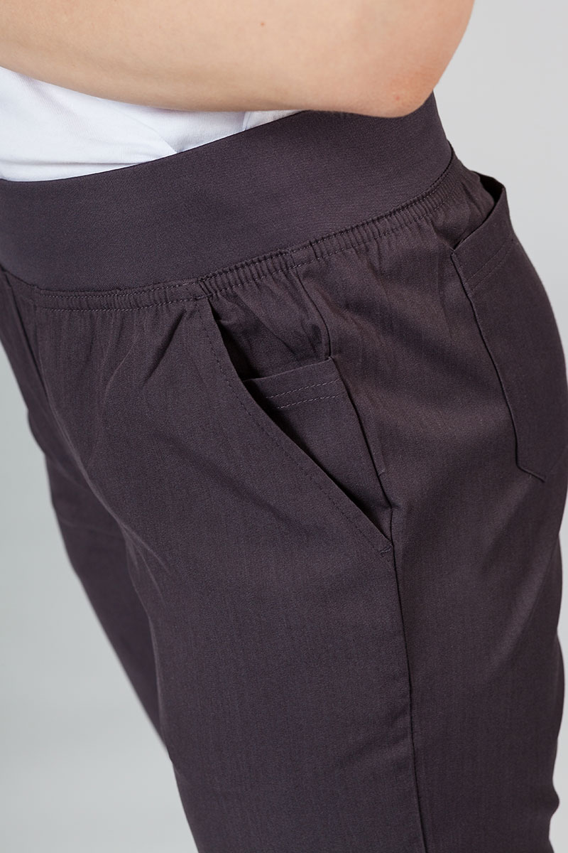 Women’s Adar Uniforms Leg Yoga scrub trousers pewter-6