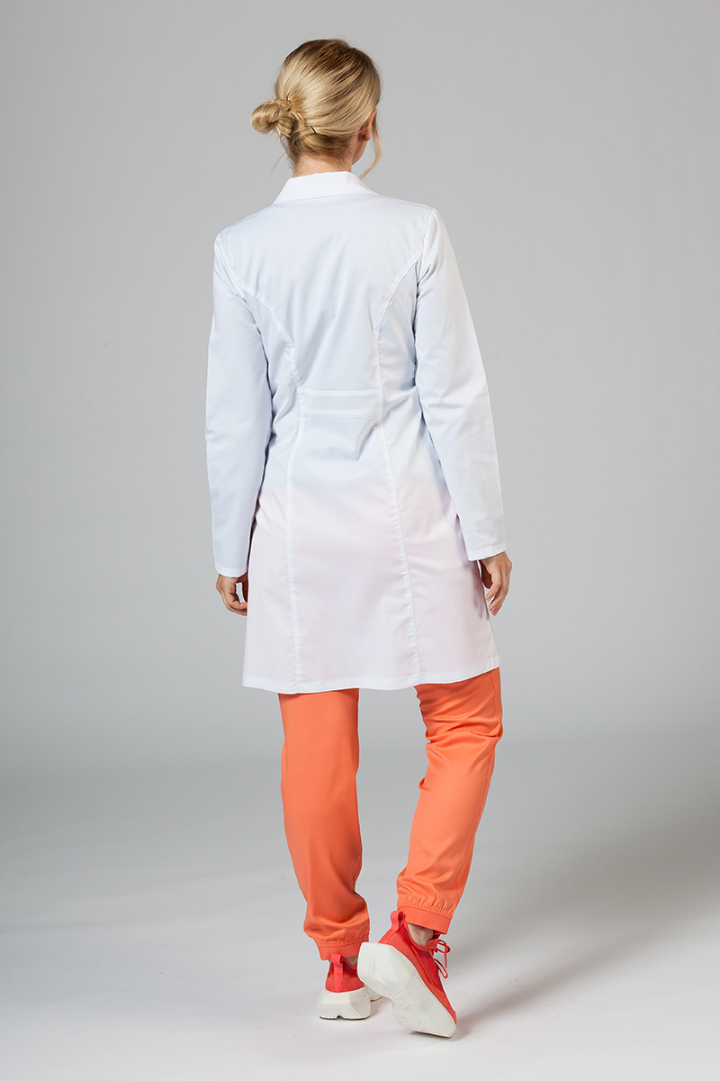 Women’s Adar Uniforms Tab-Waist lab coat (elastic) -4