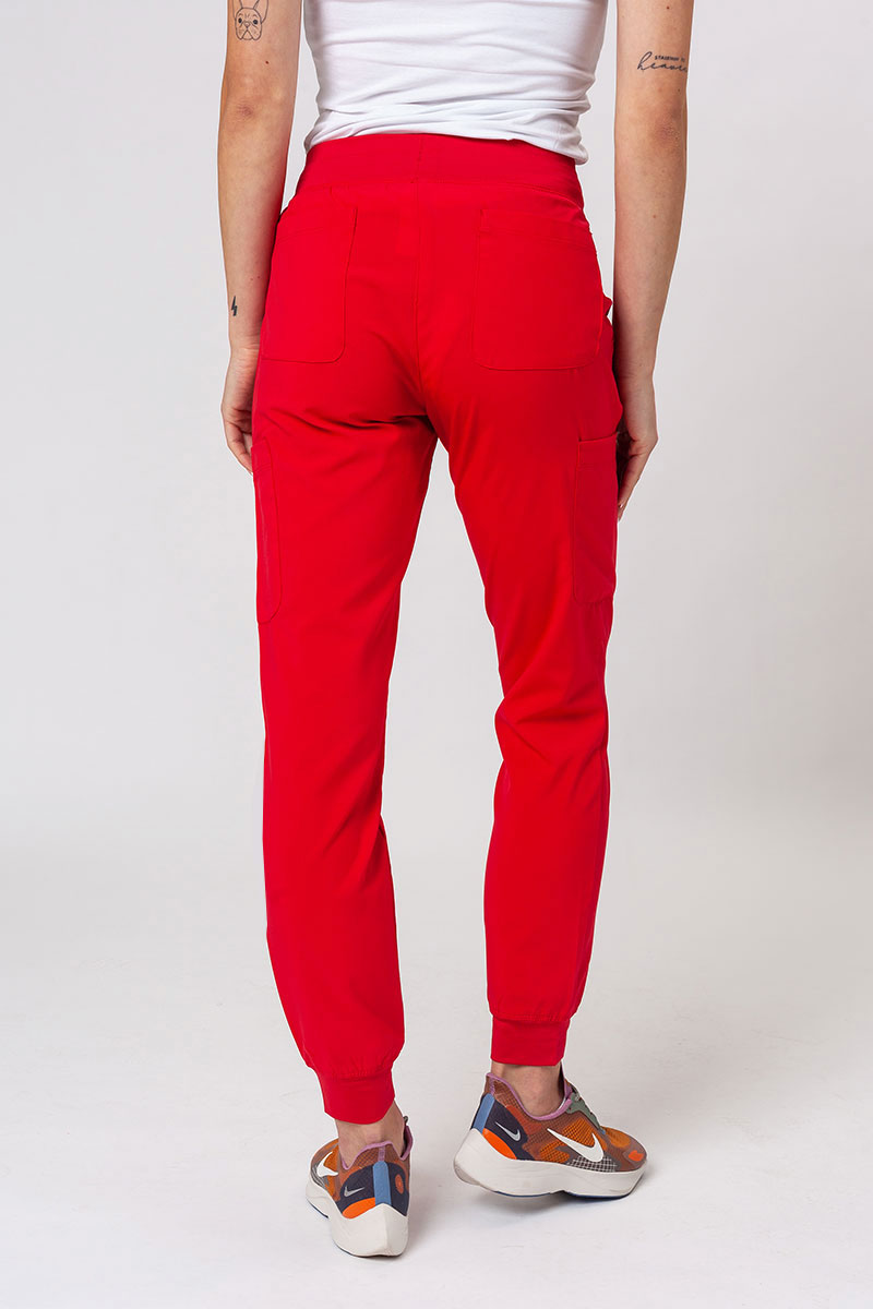 Women’s Maevn Momentum Jogger scrub trousers red-1