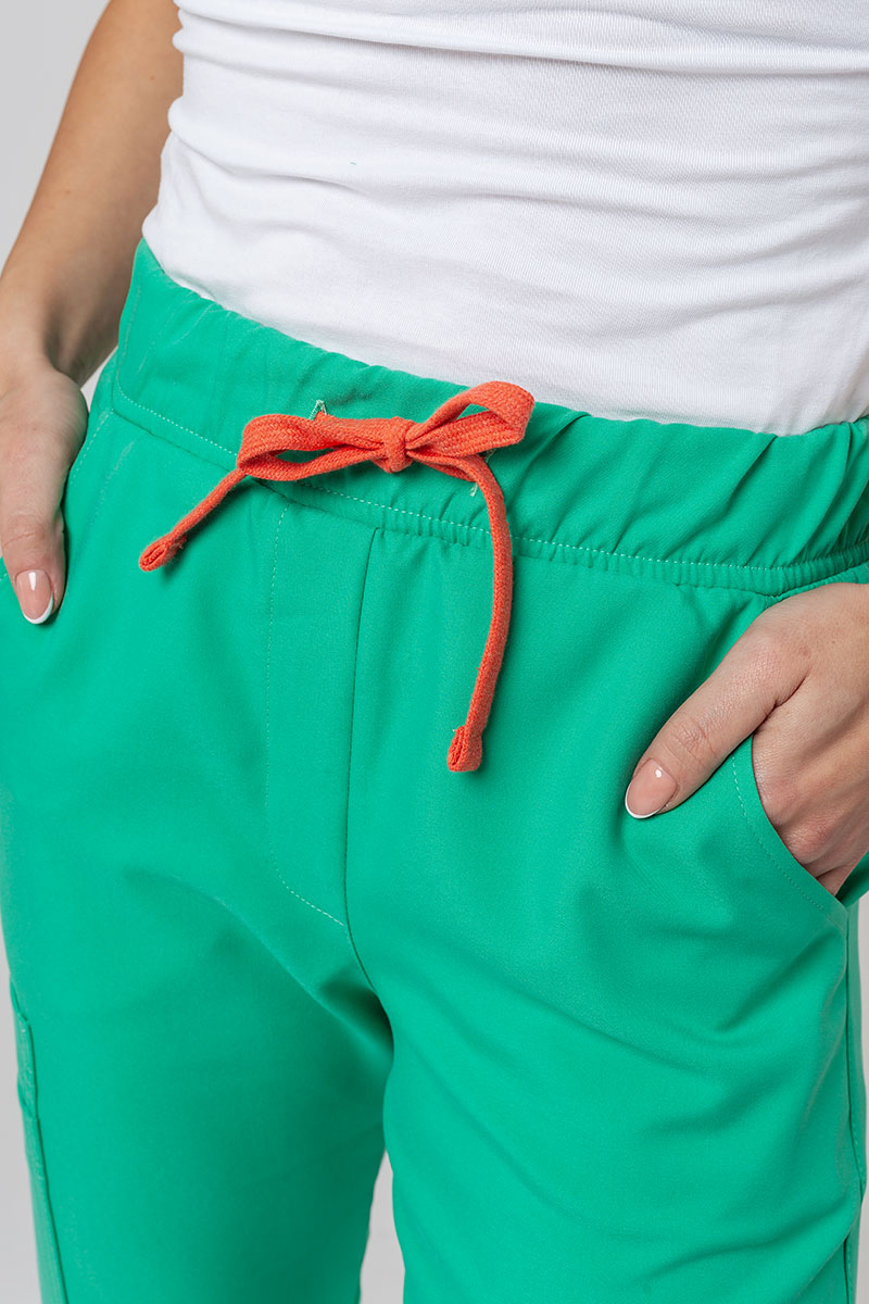 Women's Sunrise Uniforms Premium Chill jogger scrub trousers light green-2