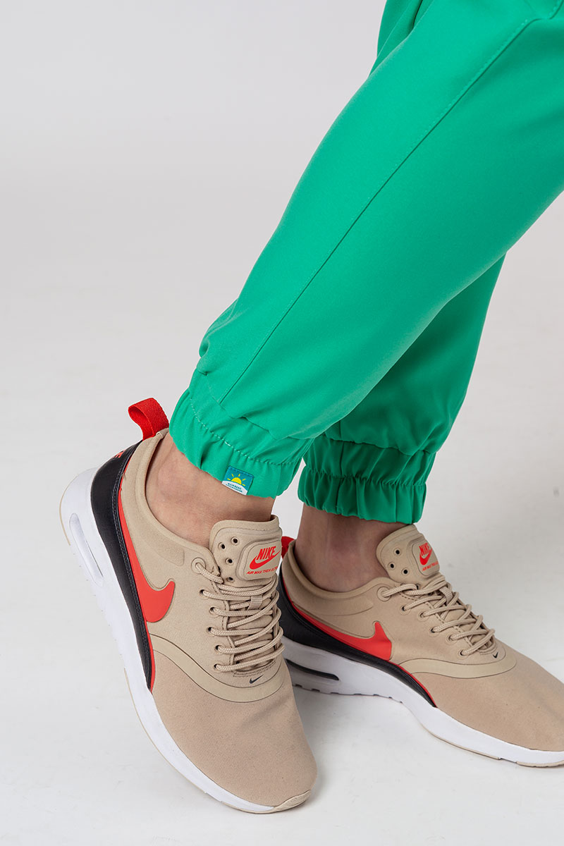 Women's Sunrise Uniforms Premium Chill jogger scrub trousers light green-5
