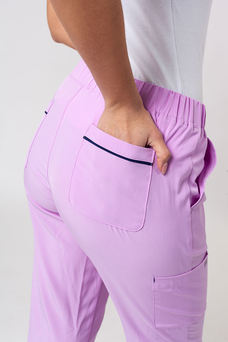 Women's Maevn Matrix Impulse Stylish scrub trousers lavender-4