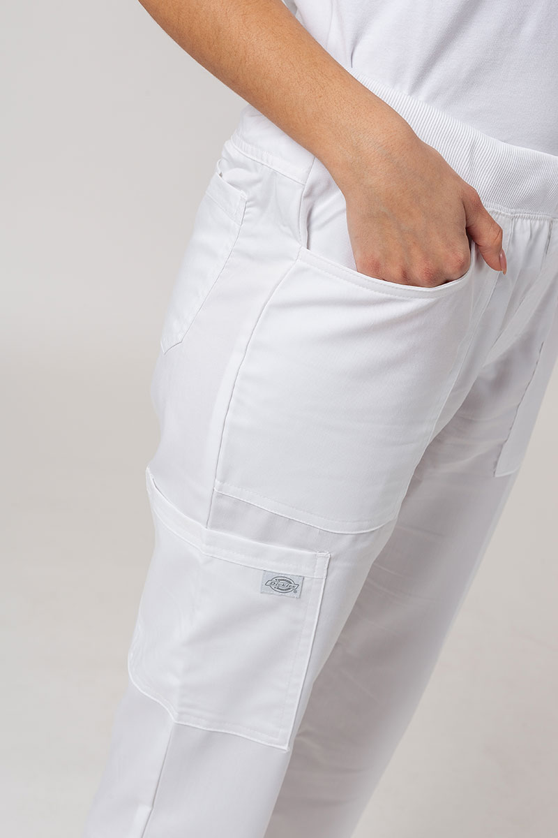 Women’s Dickies Balance Mid Rise scrub trousers white-3