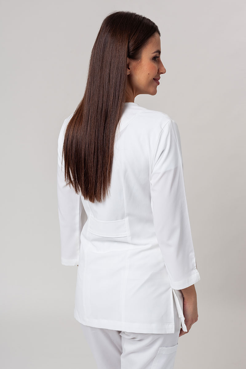 Women’s Maevn Smart 3/4 (elastic) lab coat white-3