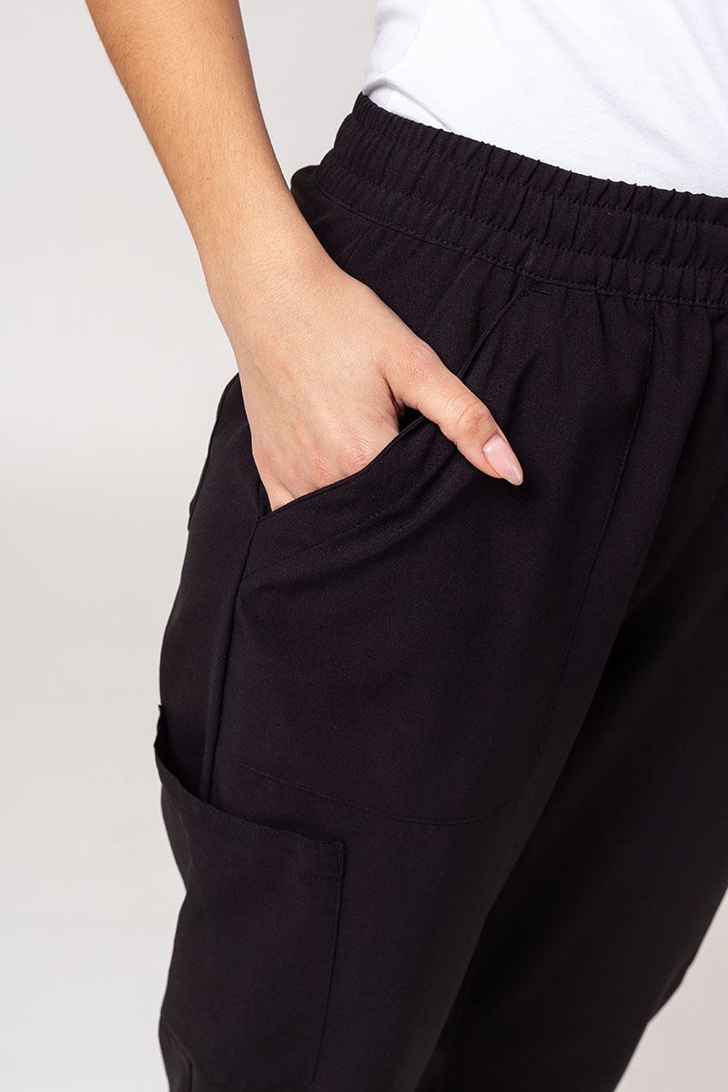 Women’s Maevn Momentum 6-pocket scrub trousers black-3