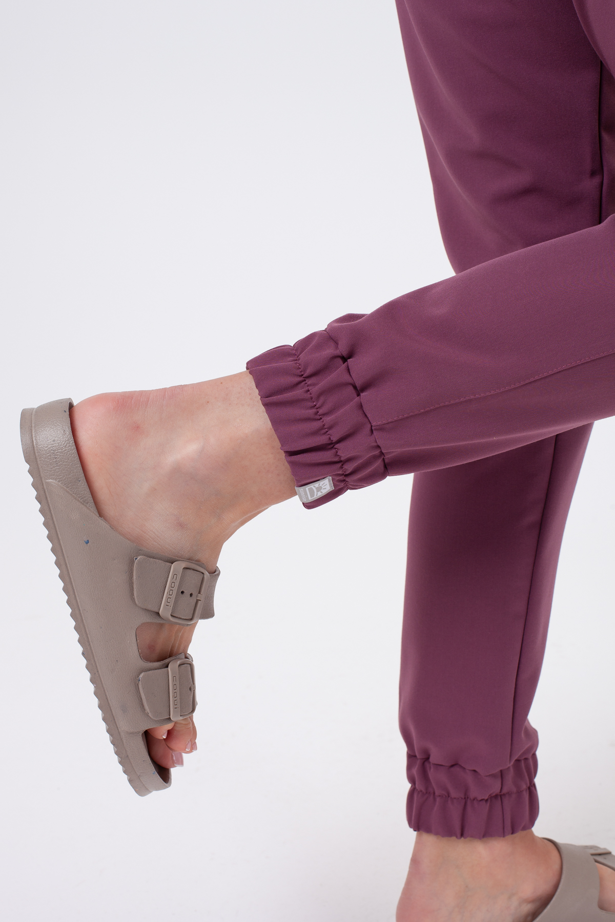 Women's Sunrise Uniforms Premium Vibe scrub jogger trousers grape-5