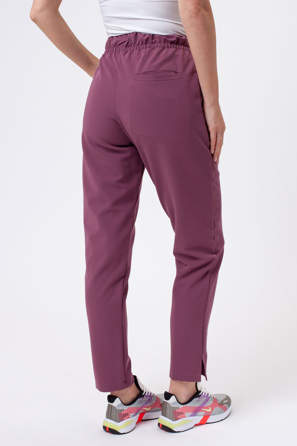 Women's Sunrise Uniforms Premium Pride scrub trousers grape-2
