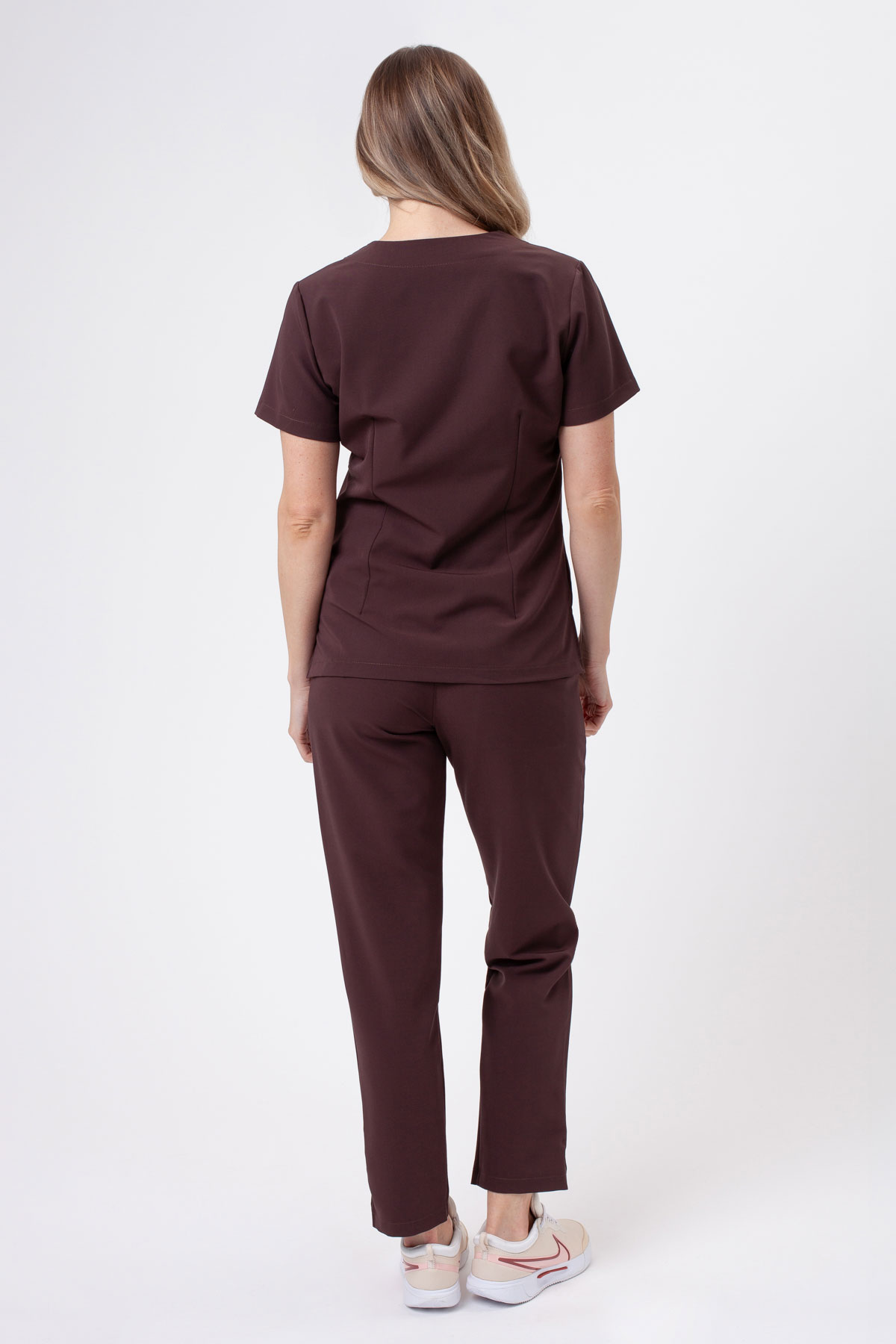 Women's Sunrise Uniforms Premium Pride scrub trousers choco-6