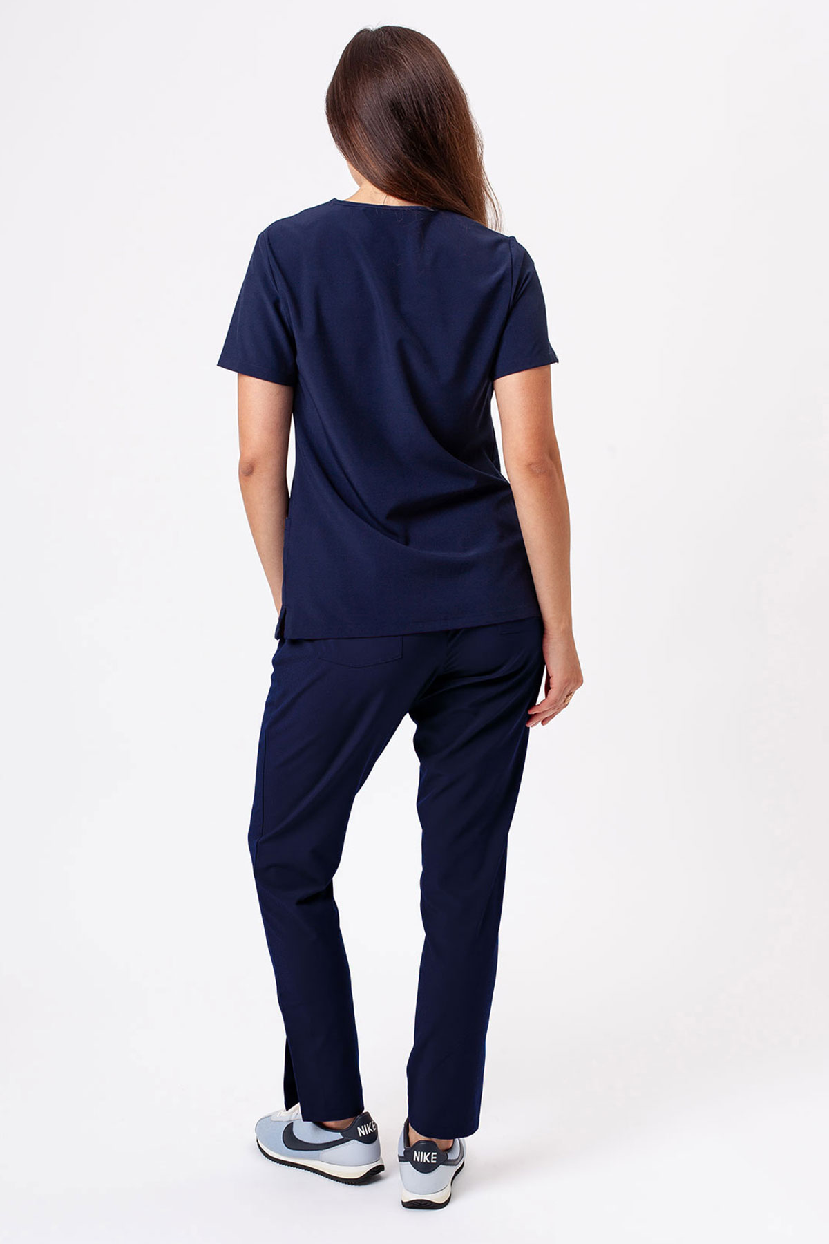 Women's Sunrise Move Line scrub trousers navy-7