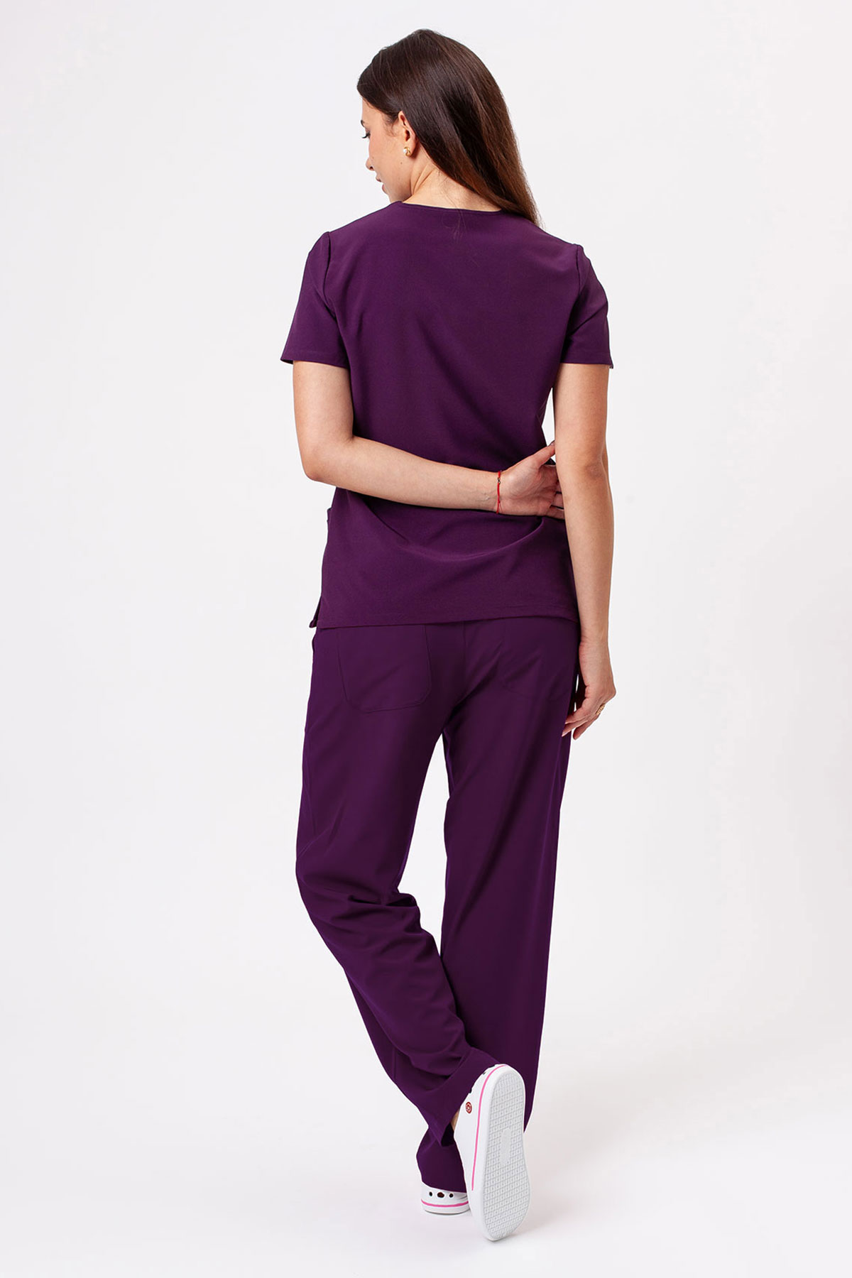 Women's Sunrise Move Zen scrub set eggplant-1