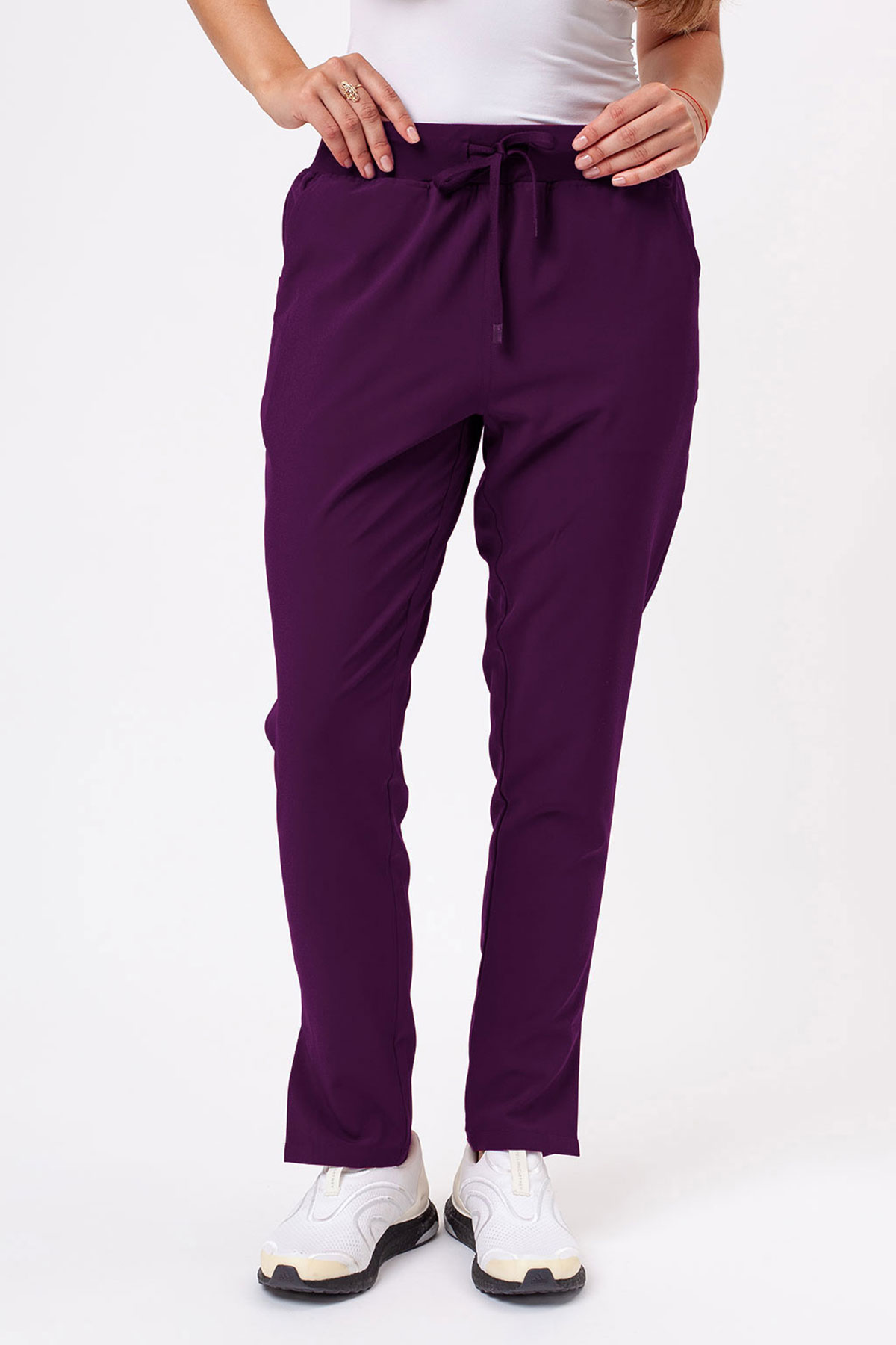 Women's Sunrise Move Line scrub set eggplant-7