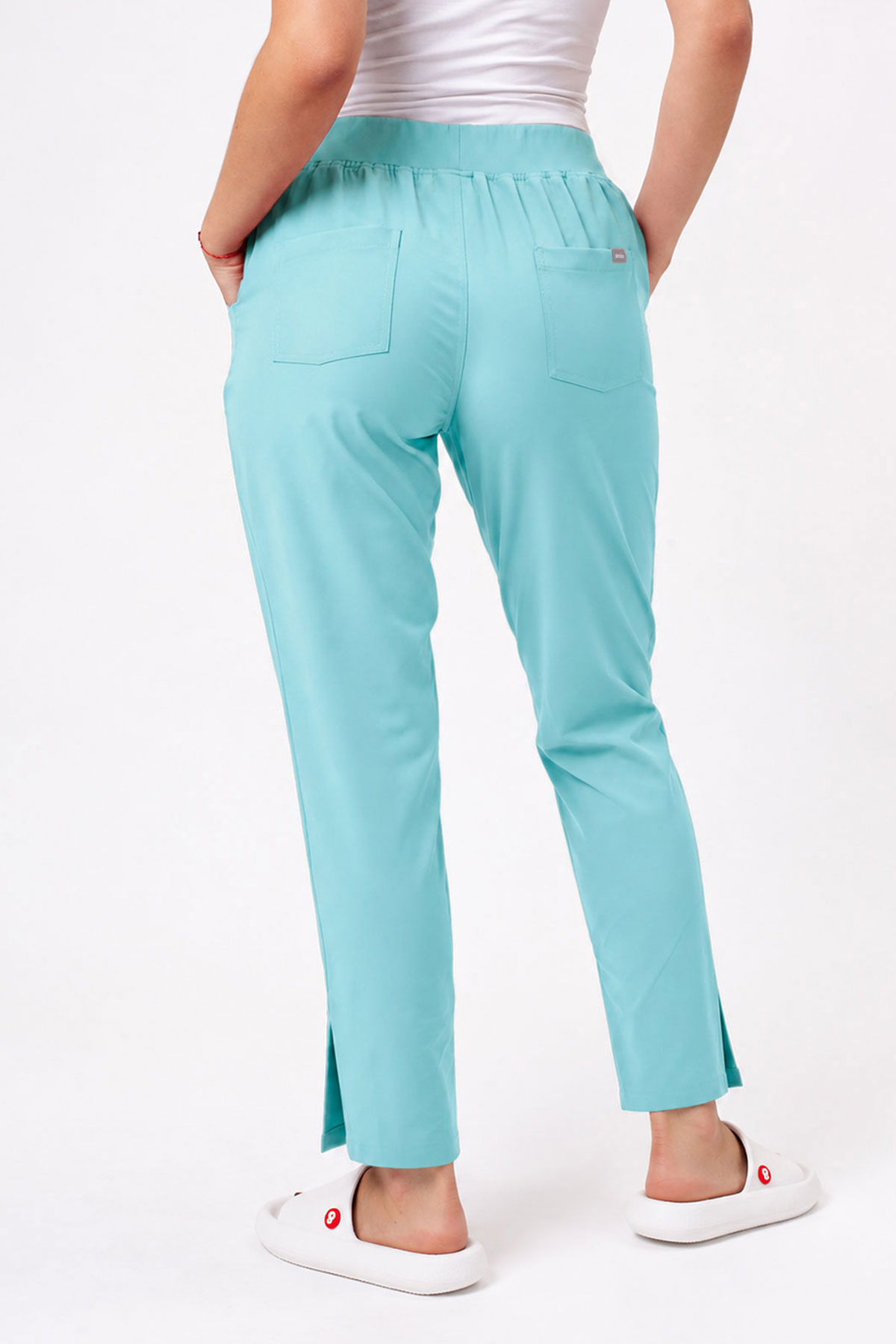 Women's Sunrise Move Line scrub trousers mint-1
