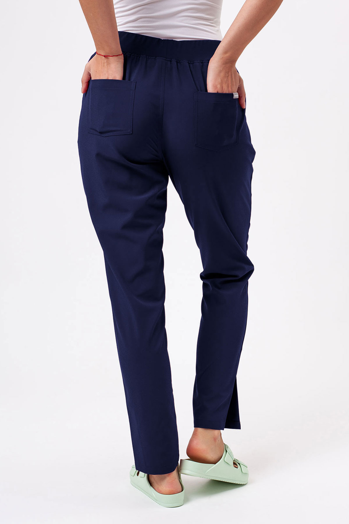Women's Sunrise Move Line scrub trousers navy-1