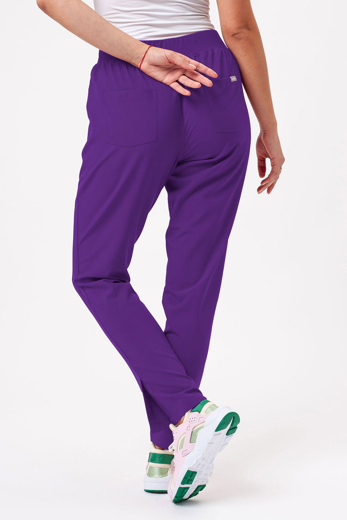 Women's Sunrise Move Line scrub trousers purple-1