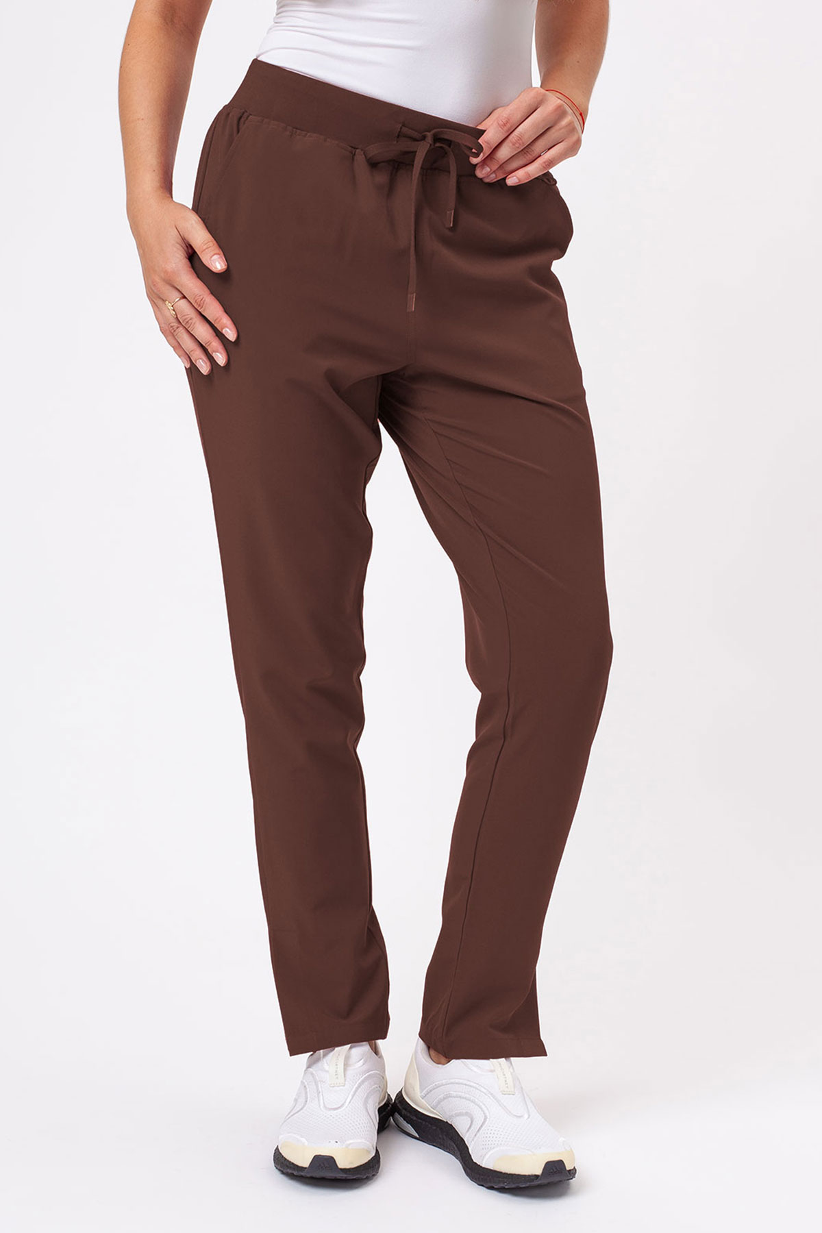 Women's Sunrise Move Line scrub set coffe-7