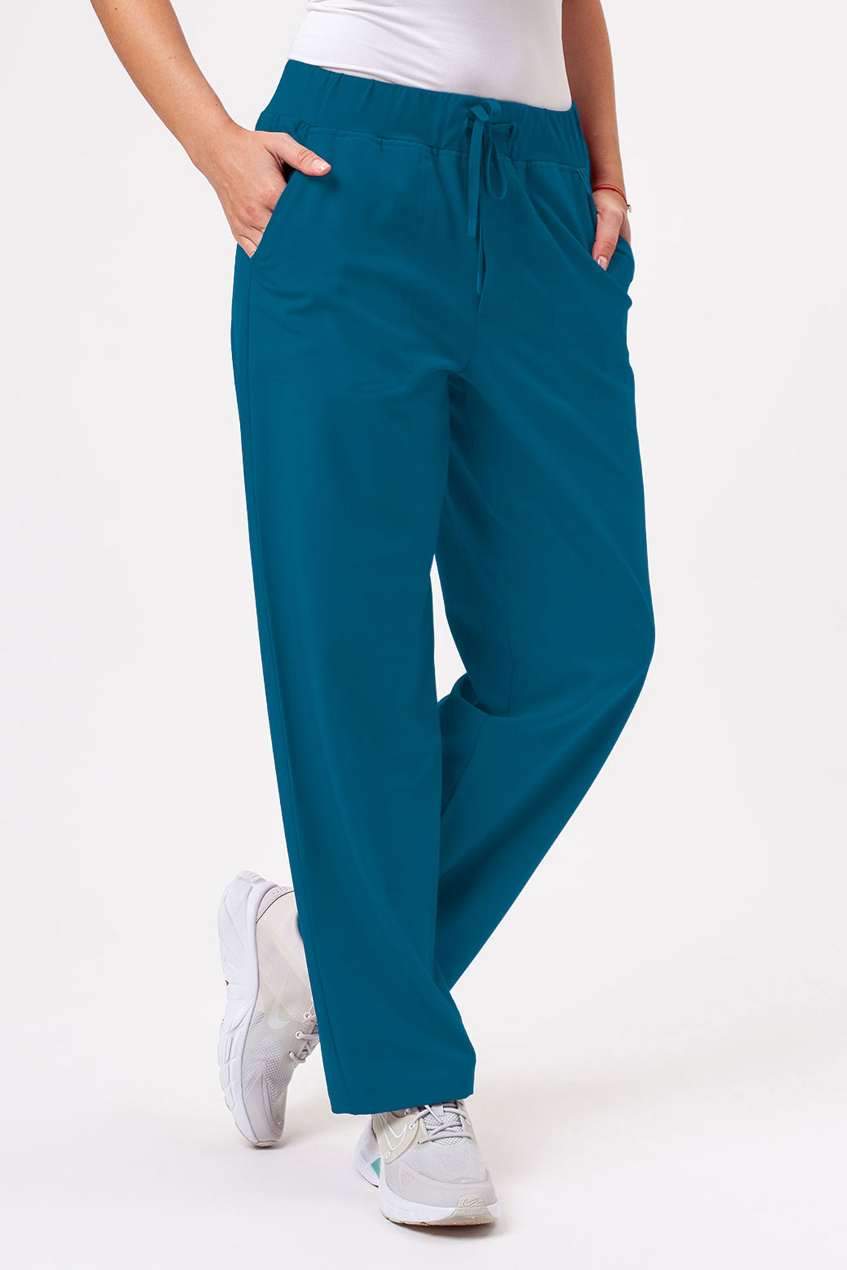 Women's Sunrise Move Zen scrub set caribbean blue-8