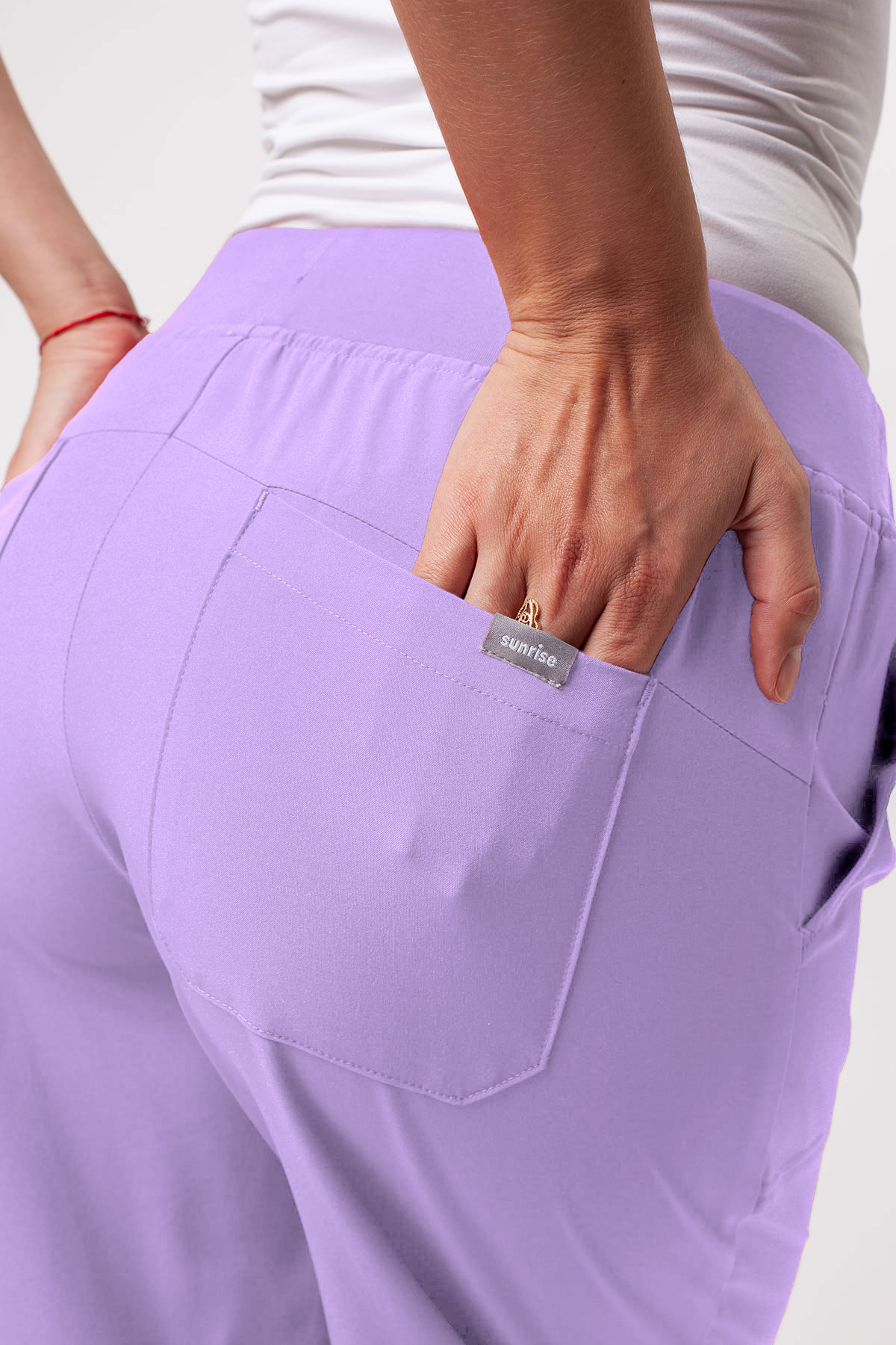 Women's Sunrise Move Zen scrub trousers lavender-4