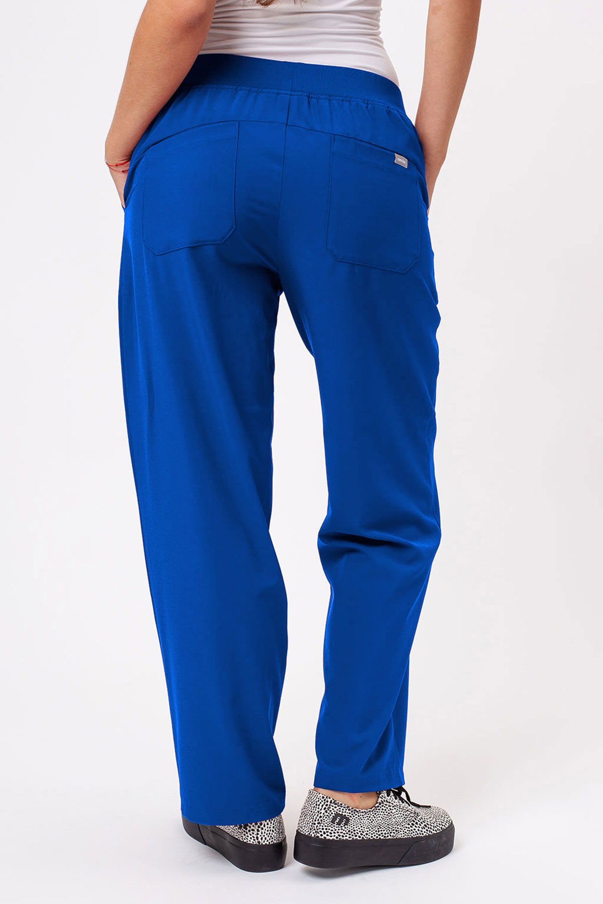Women's Sunrise Move Zen scrub trousers royal blue-1