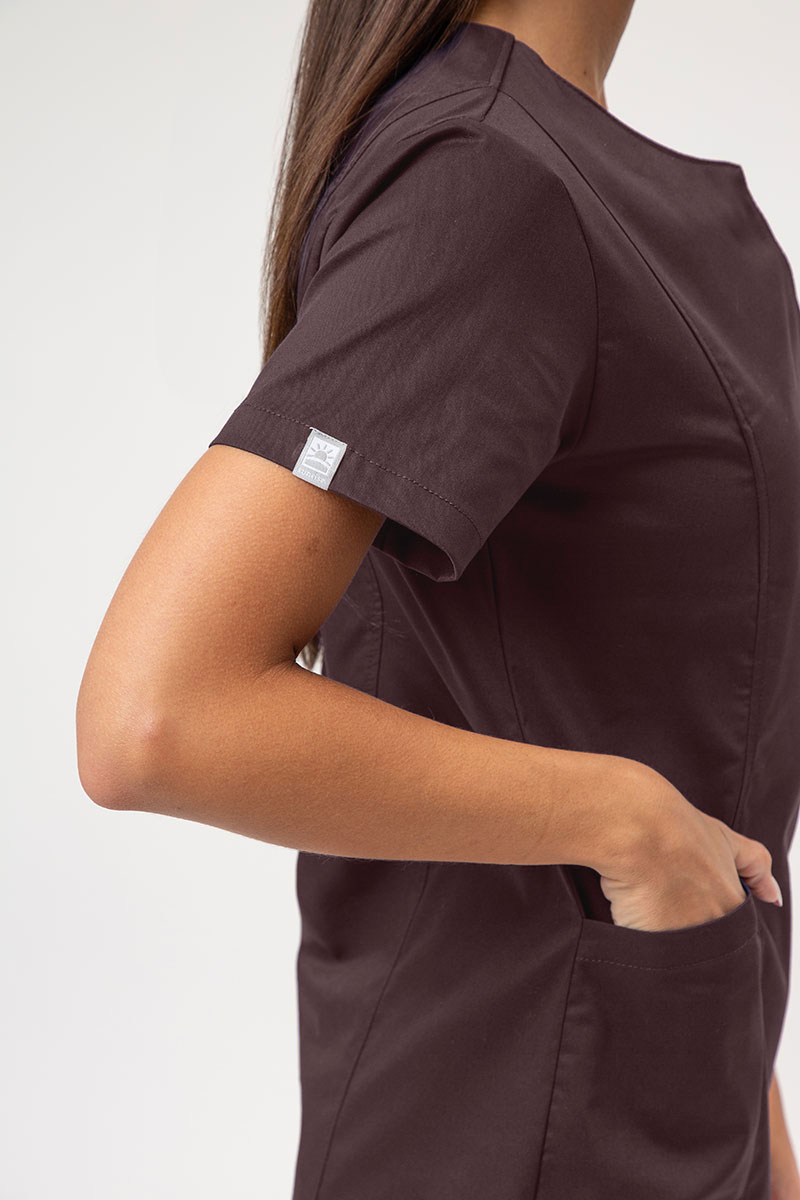 Sunrise Uniforms Charm scrub dress choco-3