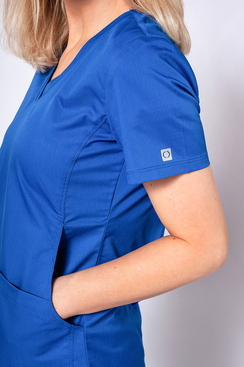 Women's Maevn EON Sport Sporty & Comfy classic scrubs set royal blue-5