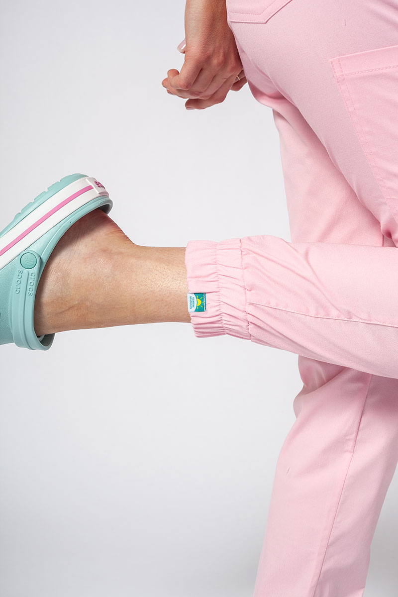 Women’s Sunrise Uniforms Active Air jogger scrub trousers blush pink-4